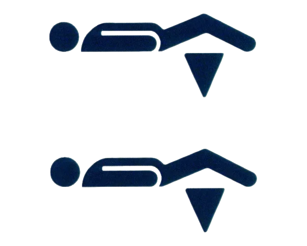 Label, Gatch Release for Stryker Prime stretchers