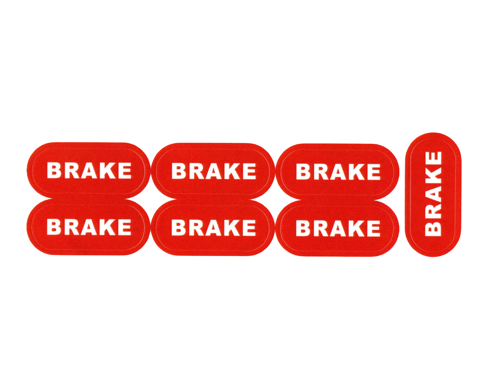 Label Brake, Red for Stryker Prime stretchers